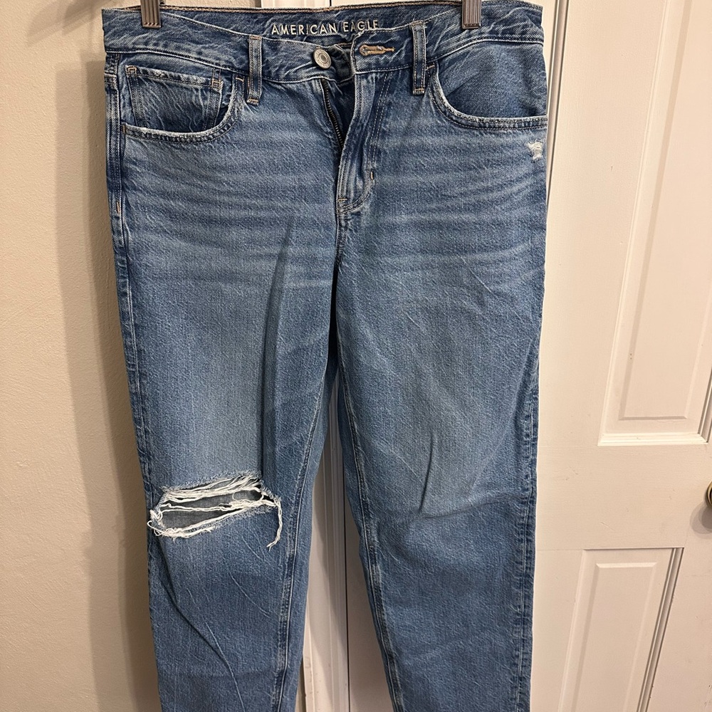 American Eagle Outfitters 90s Straight Blue Jeans